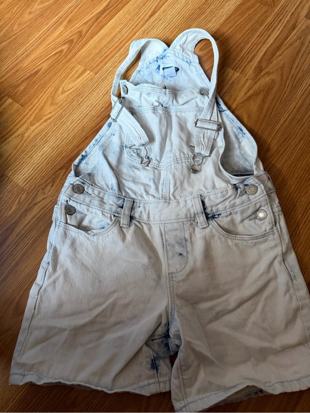 Old Navy Light Blue Denim Short Overalls